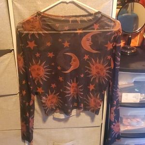 Gypsy style see through top